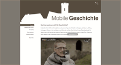 Desktop Screenshot of mobile-geschichte.de