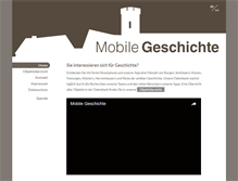 Tablet Screenshot of mobile-geschichte.de